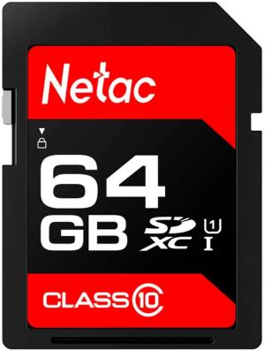 Флеш карта SDXC 64GB Netac NT02P600STN-064G-R P600 w/o adapter