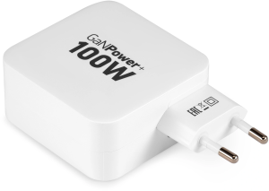 Сетевое зар./устр. Digma Pro DPW10B 100W 5A (PD+QC) 2хUSB-C/USB-A универсальное белый (DPW1B0G012WH)