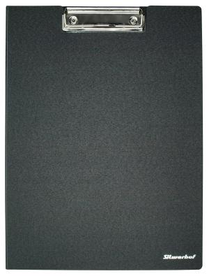 Папка клип-борд Silwerhof 957022 A4 полифом 1.8мм черный