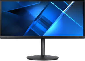 Монитор Acer 29" CB292CUbmiiprx черный IPS LED 21:9 HDMI M/M матовая HAS Piv 250cd 178гр/178гр 2560x1080 75Hz FreeSync DP FHD 6.65кг