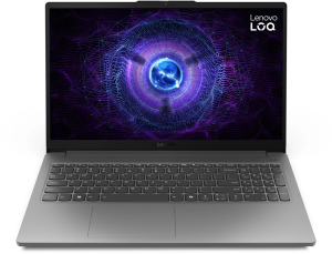Ноутбук Lenovo LOQ 15IAX9E Core i5 12450HX 16Gb SSD512Gb NVIDIA GeForce RTX 3050 6Gb 15.6" IPS FHD (1920x1080) без ОС grey WiFi BT Cam (83LK005HUE)