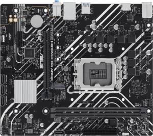Материнская плата Asus PRIME H610M-K D4 ARGB Soc-1700 Intel H610 2xDDR4 mATX AC`97 8ch(7.1) GbLAN+HDMI