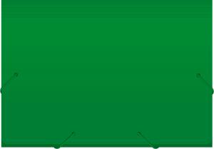 Портфель Бюрократ -BPR6GRN 6 отдел. A4 пластик 0.7мм зеленый