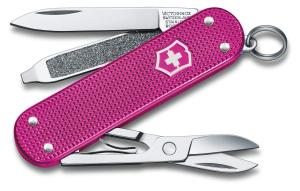 Нож перочинный Victorinox Classic SD Alox Flamingo Party (0.6221.251G) 58мм 5функц. подар.коробка