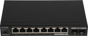 Коммутатор Tenda TEM2010X (L2) 8x2.5Гбит/с 2SFP+ неуправляемый