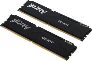 Память DDR5 2x8Gb 5200MHz Kingston KF552C40BBK2-16 Fury Beast RTL Gaming PC5-41600 CL40 DIMM 288-pin 1.25В single rank с радиатором Ret