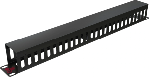 Кабельный органайзер Sysmatrix SA 0021.911 дл.482мм шир.70мм выс.45мм 1U черный