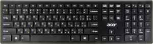 Клавиатура Acer OKR020 черный USB беспроводная slim Multimedia (ZL.KBDEE.004)