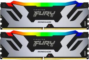Память DDR5 2x48GB 6000MHz Kingston KF560C32RSAK2-96 Fury Renegade XMP RGB RTL Gaming PC5-48000 CL32 DIMM 288-pin 1.35В single rank с радиатором Ret