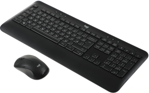 Клавиатура + мышь Logitech MK540 клав:черный мышь:черный USB беспроводная slim Multimedia (920-008691)