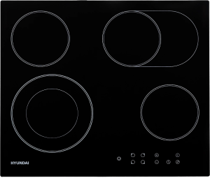 Варочная поверхность Hyundai HHE 6670 BG черный
