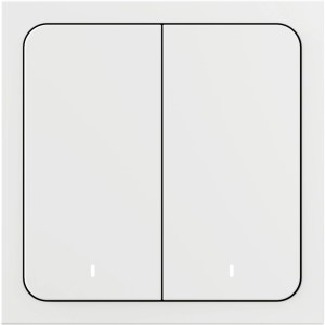 Умный выключатель Yandex YNDX-00535 2-хкл. универсальный белый