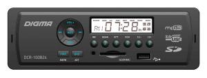 Автомагнитола Digma DCR-100B24 1DIN 4x45Вт