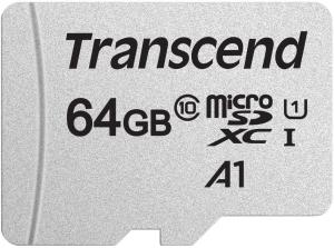 Флеш карта microSDXC 64GB Transcend TS64GUSD300S w/o adapter