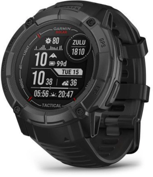Смарт-часы Garmin Instinct 2X Solar Tactical Edition 50мм 1" MIP корп.черный рем.черный (010-02805-03)