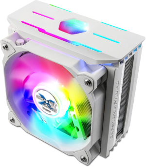 Устройство охлаждения(кулер) Zalman CNPS10X Optima II RGB Soc-AM5/AM4/1200/1700/1851 белый 4-pin 17-27dB Al+Cu 180W 740gr Ret (CNPS10X OPTIMA II WHITE RGB)