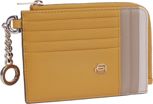 Чехол для кредитных карт Piquadro Circle PP5910W92R/GBE шафрановый/бежевый натур.кожа