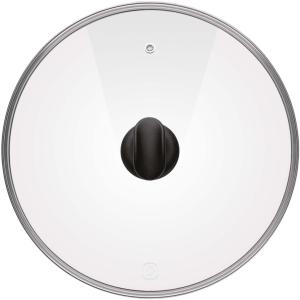 Крышка Rondell Weller RDA-123 d=28см крыш.прозрачный руч.черная