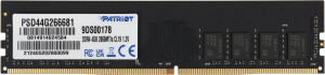 Память DDR4 4Gb 2666MHz Patriot PSD44G266681 Signature RTL PC4-21300 CL19 DIMM 288-pin 1.2В single rank Ret