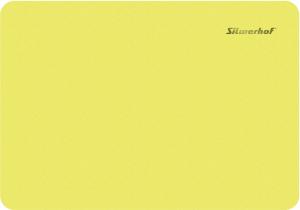 Доска для лепки Silwerhof 957006 Neon прямоугольная A5 пластик 1мм желтый