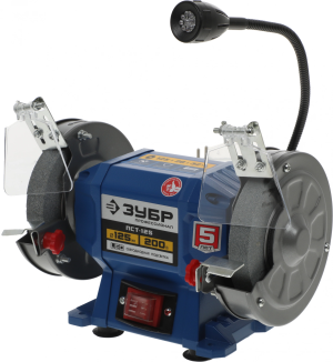 Электроточило Зубр ПСТ-125 200Вт 2950об/мин d=125мм t=20мм