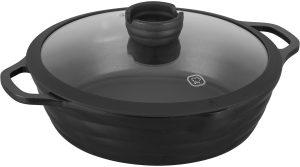 Сотейник Rondell Pacific Grey RDA-1907 4.1л. d=28см (с крышкой) графитовый