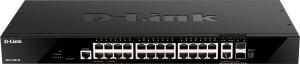 Коммутатор D-Link DGS-1520-28/A1A (L3) 24x1Гбит/с 2x10Гбит/с 2xКомбо(10GBase-T/SFP+) управляемый