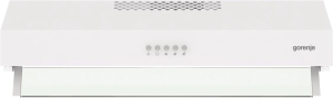 Вытяжка козырьковая Gorenje WHU529EW/M белый управление: кнопочное (1 мотор)