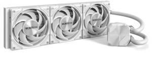 Система водяного охлаждения Montech HyperFlow Silent 360 Soc-AM5/AM4/1200/1700/1851 белый 4-pin 24.8dB Al 360W Ret (HS360WH)