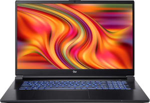 Ноутбук IRU Калибр 17ALC Core i5 12500H 32Gb SSD512Gb NVIDIA GeForce RTX 3060 6Gb 17.3" IPS FHD (1920x1080) без ОС black WiFi BT Cam 3465mAh (1990888)