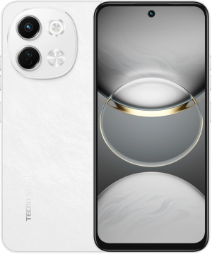 Смартфон Tecno Spark 30 5G 128Gb 6Gb белый моноблок 3G 4G 2Sim 6.67" 720x1600 Android 14 108Mpix 802.11 a/b/g/n/ac NFC GPS GSM900/1800 Protect FM microSD max1024Gb