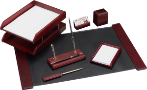 Настольный набор Good Sunrise M7C-25A (7 предметов) красное дерево дерево бордовый/черный