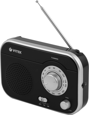 Радиоприемник настольный Vitek VT-3593 черный