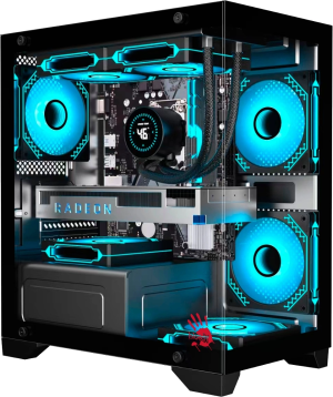 Корпус Bloody BD-CC103 черный без БП mATX 7x120mm 1xUSB2.0 1xUSB3.0 audio bott PSU