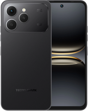 Смартфон Tecno Spark 40 256Gb 8Gb черный моноблок 3G 4G 6.78" 1080x2436 Android 14 64Mpix 802.11 a/b/g/n/ac NFC GPS GSM900/1800 GSM1900 Protect