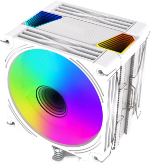 Устройство охлаждения(кулер) Bloody BD-AC230-ARGB1 ARGB Soc-AM5/AM4/1200/1700/1851 белый 4-pin 22-32dB Al+Cu LCD 230W 715gr Ret (BD-AC230-ARGB1-WH)