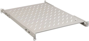 Полка стационарная ITK FS35-400PI-R 1U нагр.:100кг. 19" 400мм серый