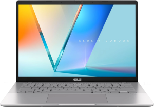 Ноутбук Asus VivoBook S14 S3407CA-LY098 Core Ultra 5 225H 16Gb SSD512Gb Intel Arc 14" IPS WUXGA (1920x1200) без ОС silver WiFi BT Cam (90NB16J1-M00770)