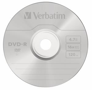 Диск DVD-R Verbatim 4.7Gb 16x bulk (50шт) (43788)