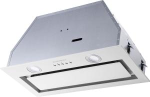 Вытяжка встраиваемая Maunfeld TRAPEZE 602IG белый управление: кнопочное (1 мотор)