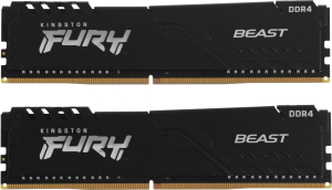 Память DDR4 2x8Gb 3200MHz Kingston KF432C16BBK2/16-SP Fury Beast Black RTL Gaming PC4-25600 CL16 DIMM 288-pin 1.35В kit dual rank с радиатором Ret