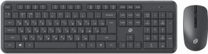 Клавиатура + мышь Оклик S277W клав:серый мышь:серый USB беспроводная Multimedia (2066173)