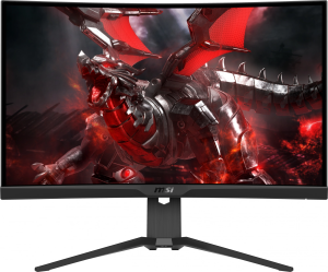 Монитор MSI 27" G272CQP черный VA LED 1ms 16:9 HDMI матовая HAS 300cd 178гр/178гр 2560x1440 170Hz FreeSync Premium DP 2K 6.01кг
