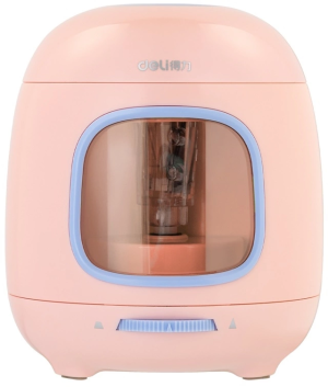 Точилка для карандашей электрическая Deli VA13PINK пластик розовый