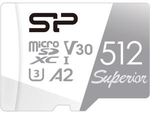 Флеш карта microSDXC 512GB Silicon Power SP512GBSTXDA2V20 Superior V30 A2 w/o adapter
