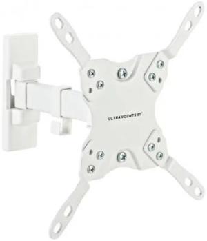 Кронштейн для телевизора Ultramounts UM864W белый 13"-42" макс.20кг настенный поворотно-выдвижной и наклонный
