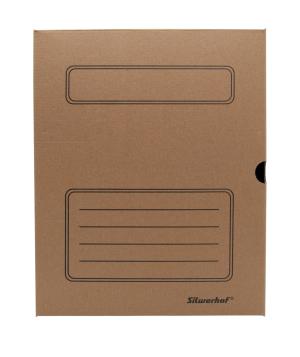 Короб архивный Silwerhof КА-150БУРЫЙ микрогофрокартон корешок 150мм 260x325x150мм бурый