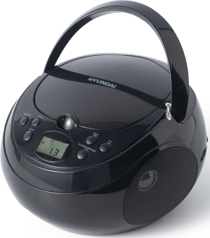 Аудиомагнитола Hyundai H-CD3300 черный 4Вт CD CDRW FM(dig)