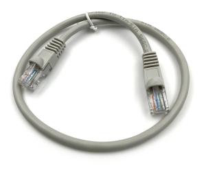 Патч-корд Buro UTP 4 пары cat.5E CCA molded 0.5м серый RJ-45 (m)-RJ-45 (m) (UTP-5E-0,5M-G)
