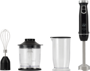 Блендер погружной Hyundai HYB-H3845 1000Вт черный/серебристый